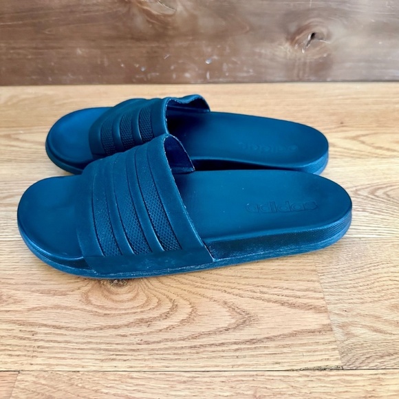 adidas Adilette Cloudfoam Mono Core Black Men's 5, Women's 6 Medium - Picture 4 of 6